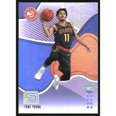 2018-19 Panini Status Purple #192 Trae Young