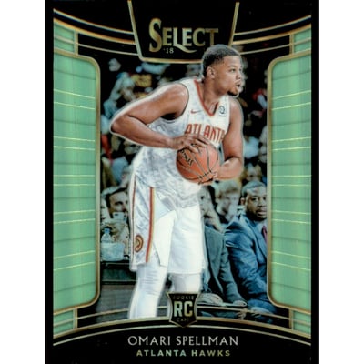 2018-19 Select Prizms Neon Green #99 Omari Spellman