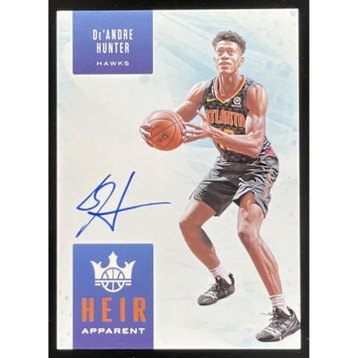 2019-20 Court Kings Heir Apparent Citrine #HA-DAH De Andre Hunter RC Auto /49