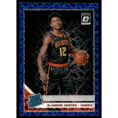 2019-20 Donruss Optic Blue Velocity #198 De'Andre Hunter RR