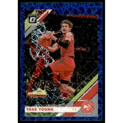2019-20 Donruss Optic Blue Velocity #2 Trae Young