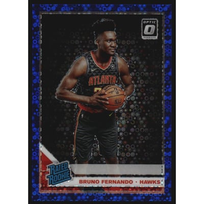 2019-20 Donruss Optic Fast Break Blue #177 Bruno Fernando RR