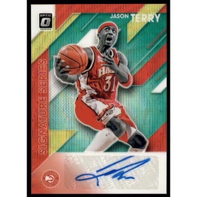 2019-20 Donruss Optic Signature Series Green Wave #41 Jason Terry