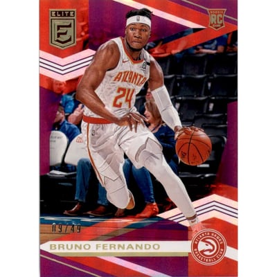 2019-20 Elite Purple #119 Bruno Fernando