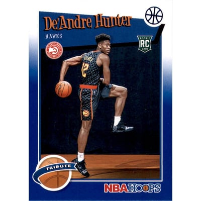 2019-20 Hoops Blue #299 De'Andre Hunter