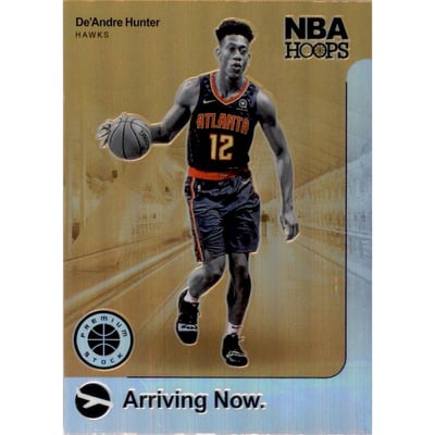 2019-20 Hoops Premium Stock Arriving Now Holo #14 De'Andre Hunter