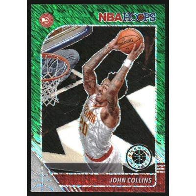 2019-20 Hoops Premium Stock Prizms Green Shimmer #2 John Collins