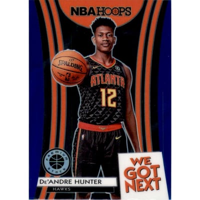 2019-20 Hoops Premium Stock We Got Next Blue #11 De'Andre Hunter