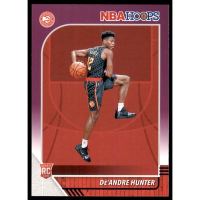 2019-20 Hoops Purple #202 De'Andre Hunter