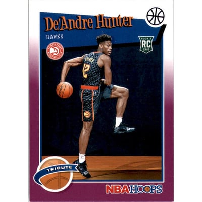 2019-20 Hoops Purple #299 De'Andre Hunter