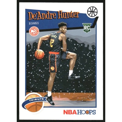2019-20 Hoops Purple Winter #299 De'Andre Hunter