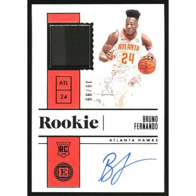 2019-20 Panini Encased #214 Bruno Fernando JSY AU/99