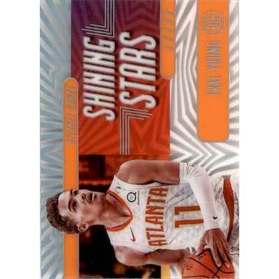 2019-20 Panini Illusions Shining Stars Orange #12 Trae Young