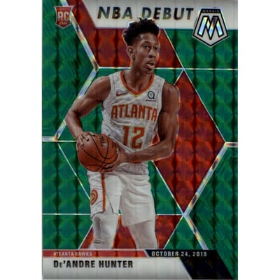 2019-20 Panini Mosaic Mosaic Green #266 De'Andre Hunter