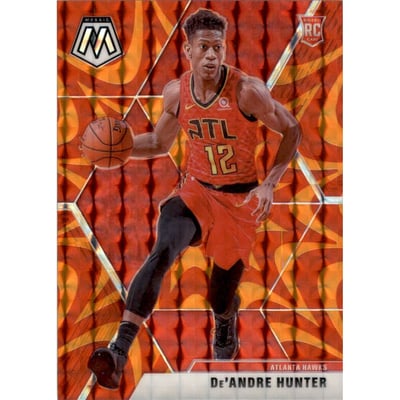 2019-20 Panini Mosaic Mosaic Orange Reactive #239 De'Andre Hunter