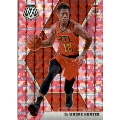 2019-20 Panini Mosaic Mosaic Pink Camo #239 De'Andre Hunter