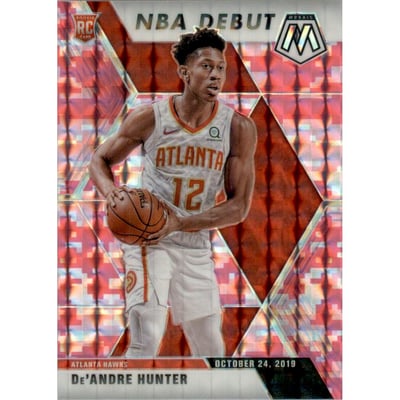 2019-20 Panini Mosaic Mosaic Pink Camo #266 De'Andre Hunter