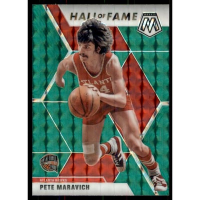 2019-20 Panini Mosaic Mosaic Pink Camo #295 Pete Maravich HOF