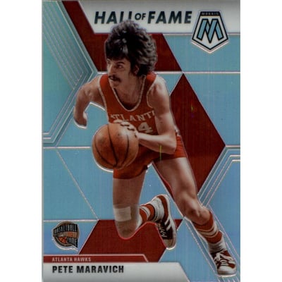 2019-20 Panini Mosaic Silver #295 Pete Maravich HOF