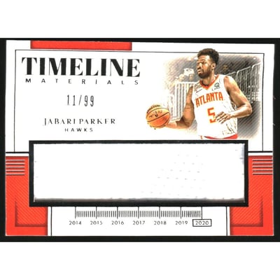 2019-20 Panini National Treasures Timeline Materials #10 Jabari Parker/99