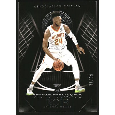 2019-20 Panini Noir #163 Bruno Fernando A RC