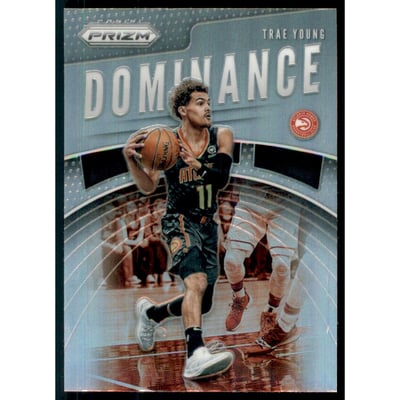2019-20 Panini Prizm Dominance Prizms Silver #25 Trae Young