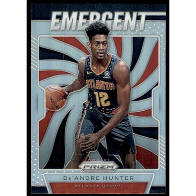 2019-20 Panini Prizm Emergent Prizms Silver #9 De'Andre Hunter