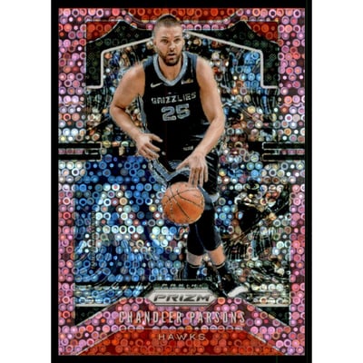 2019-20 Panini Prizm Prizms Fast Break Pink #140 Chandler Parsons