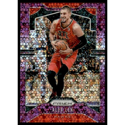 2019-20 Panini Prizm Prizms Fast Break Purple #38 Alex Len