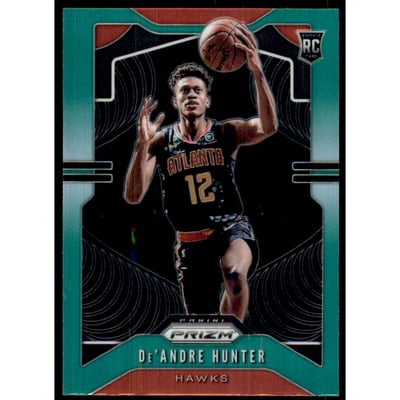 2019-20 Panini Prizm Prizms Green #251 De'Andre Hunter