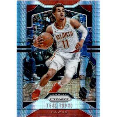 2019-20 Panini Prizm Prizms Hyper #31 Trae Young