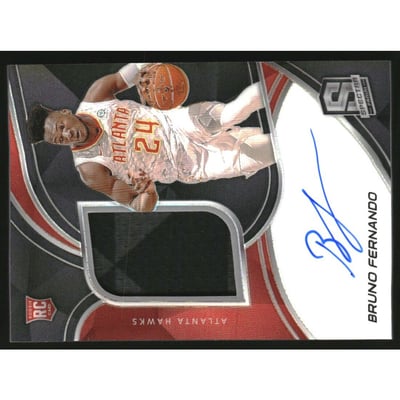 2019-20 Panini Spectra #202 Bruno Fernando JSY AU/149