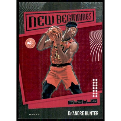2019-20 Panini Status New Beginnings Red #8 De'Andre Hunter