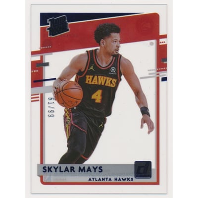 2020-21 Clearly Donruss Blue #53 Skylar Mays RR