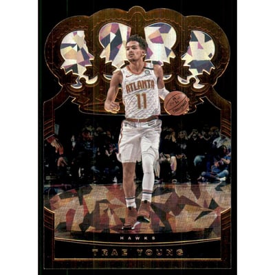 2020-21 Crown Royale Crystal #17 Trae Young