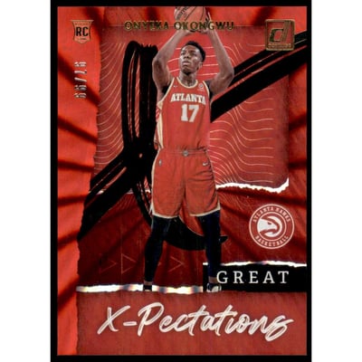 2020-21 Donruss Great X-Pectations Holo Red Laser #6 Onyeka Okongwu
