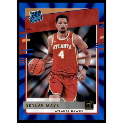 2020-21 Donruss Holo Blue Laser #248 Skylar Mays RR