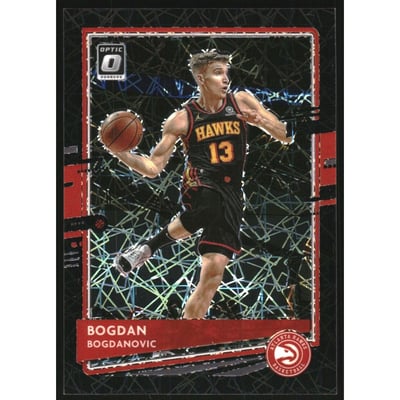 2020-21 Donruss Optic Black Velocity #104 Bogdan Bogdanovic