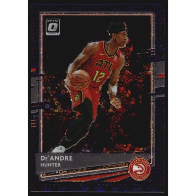 2020-21 Donruss Optic Fast Break Purple #84 De'Andre Hunter