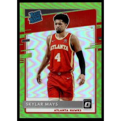 2020-21 Donruss Optic Lime Green #196 Skylar Mays RR