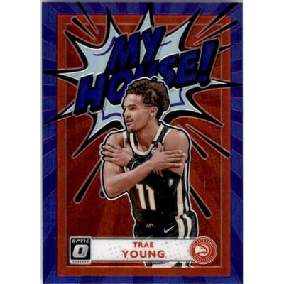 2020-21 Donruss Optic My House Purple #17 Trae Young