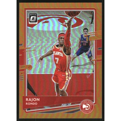 2020-21 Donruss Optic Orange #107 Rajon Rondo