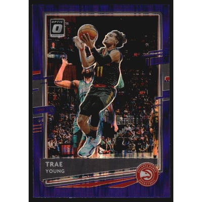 2020-21 Donruss Optic Purple Shock #2 Trae Young