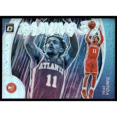 2020-21 Donruss Optic Raining 3s Holo #8 Trae Young