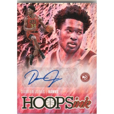 2020-21 Hoops Hoops Ink #4 Damian Jones