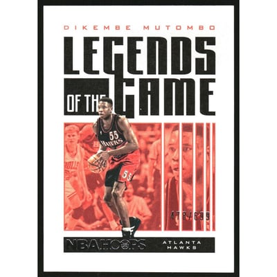 2020-21 Hoops Legends of the Game #24 Dikembe Mutombo