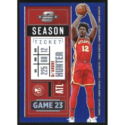 2020-21 Panini Contenders Optic Blue #24 De'Andre Hunter