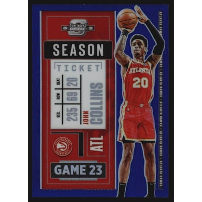 2020-21 Panini Contenders Optic Blue #63 John Collins