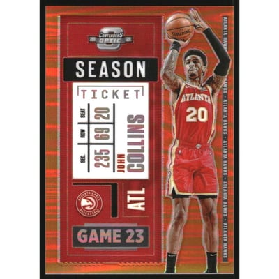 2020-21 Panini Contenders Optic Orange #63 John Collins