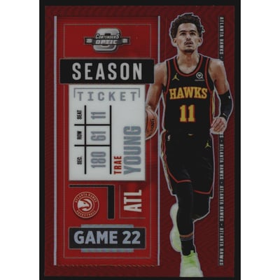 2020-21 Panini Contenders Optic Red #5 Trae Young